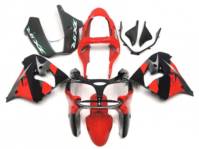 Carenados Moto Kawasaki ZX9R 2000-2001 - Rojo Negro