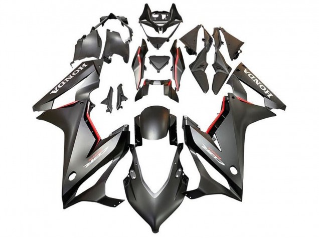 Carenados Moto Honda CBR650R 2019-2020 - Negro Mate Rojo
