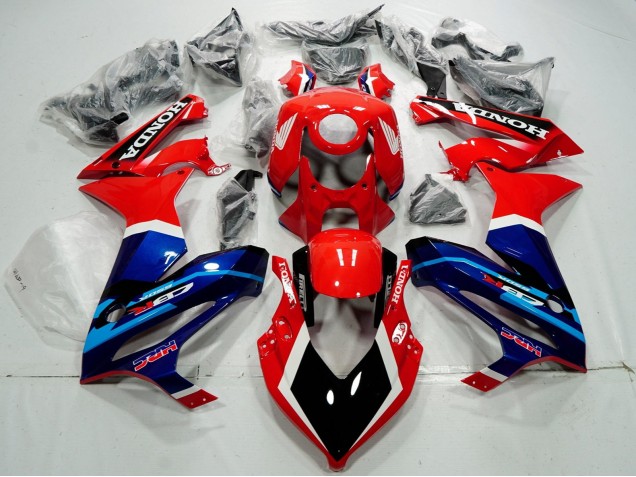 Carenados Moto Honda CBR650R 2021-2023 - Rojo Azul HRC