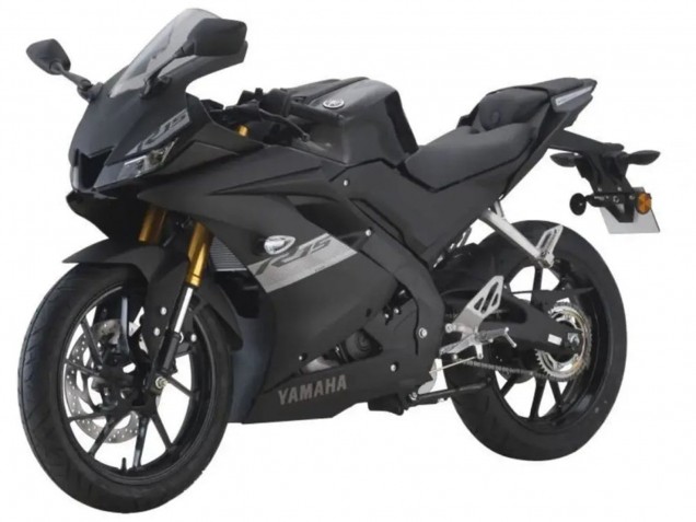 Carenados Moto Yamaha YZF R15 2018-2024 - Negro Mate Plata