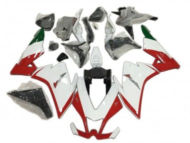 Carenados Moto Aprilia RSV4 1000 2009-2015 - Rojo Blanco Verde