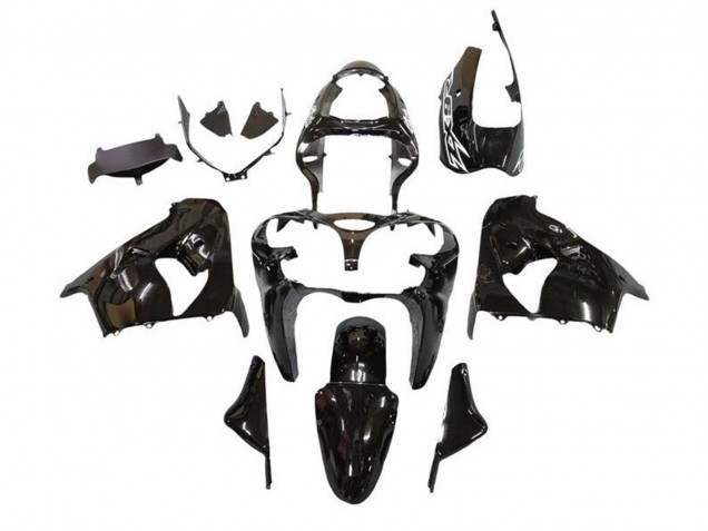 Carenados Moto Kawasaki ZX9R 2002-2003 - Negro Blanco