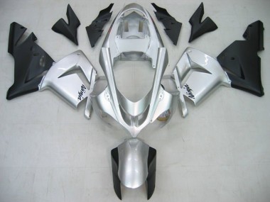 Carenados Moto Kawasaki ZX10R 2004-2005 - Plata Brillante Negro Mate