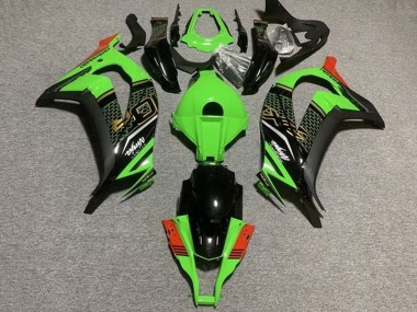 Carenados Moto Kawasaki ZX10R 2011-2015 - Verde Negro Rojo Honeycomb