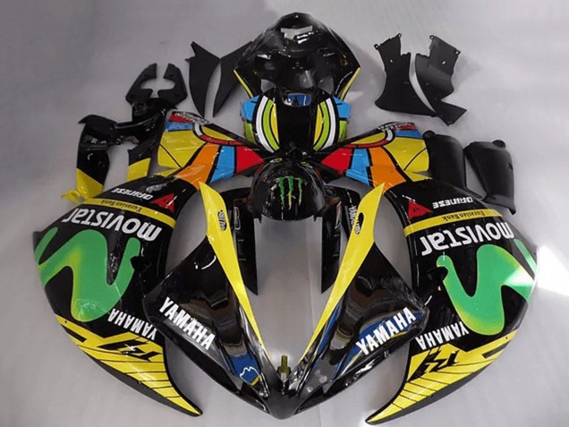Carenados Moto Yamaha YZF R1 2009-2011 - Rossi MoviStar