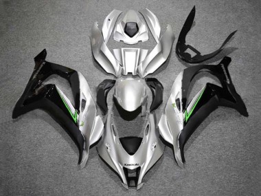 Carenados Moto Kawasaki ZX10R 2016-2020 - Plata Verde Negro