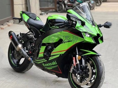 Carenados Moto Kawasaki ZX10R 2021-2025 - Verde Negro Rojo Raya