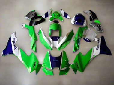 Carenados Moto Kawasaki ZX10R 2021-2025 - Verde Blanco Azul