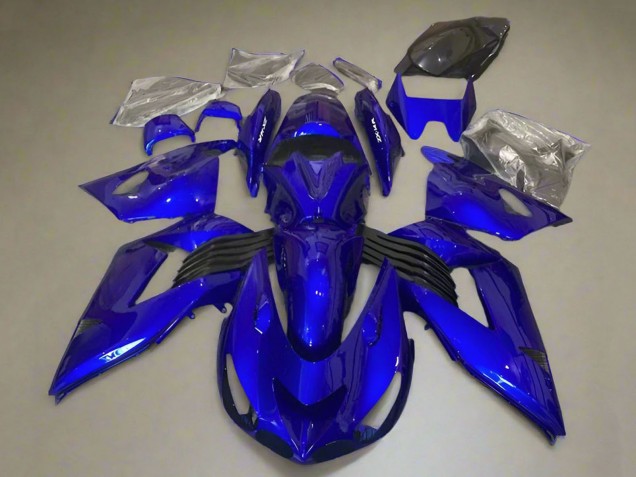 Kits Carenado Moto Kawasaki ZX14R ZZR1400 2006-2011 - Azul