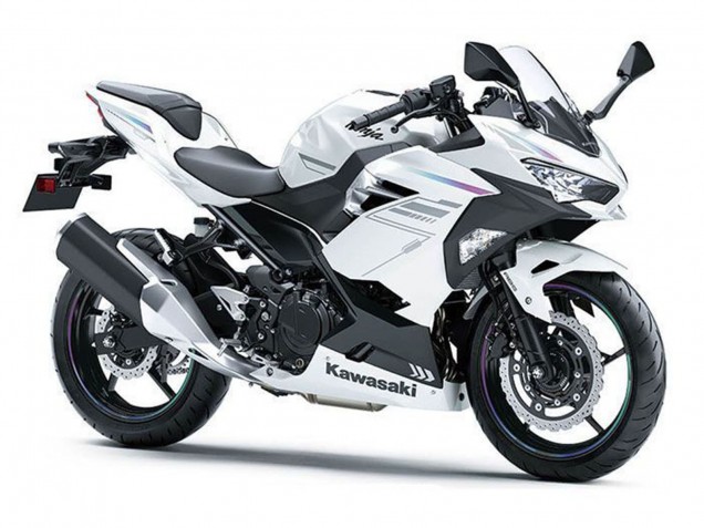 Carenados Moto Kawasaki Ninja 400 2018-2024 - Blanco Perla Blizzard