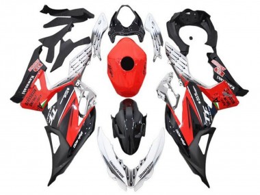 Carenados Moto Kawasaki Ninja 400 2018-2024 - Blanco Rojo Negro