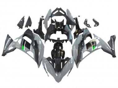 Carenados Moto Kawasaki Ninja 650 EX650 2017-2019 - Gris Negro Verde