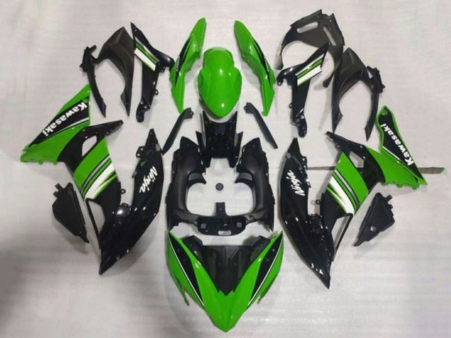 Carenados Moto Kawasaki Ninja 650 EX650 2017-2019 - Verde Negro Blanco