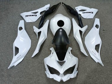 Carenados Moto Kawasaki ZX25R ZX-25R 2019-2025 - Blanco Negro Mate