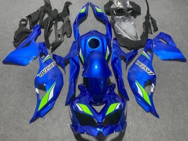 Carenados Moto Kawasaki ZX25R ZX-25R 2019-2025 - Azul Verde Ecstar