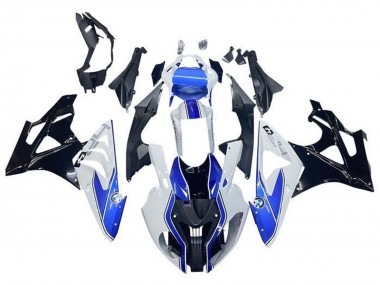 Carenados Moto BMW S1000RR 2009-2014 - Blanco Azul Negro Brillante HP