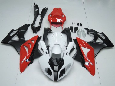 Carenados Moto BMW S1000RR 2009-2014 - Blanco Rojo Negro Mate