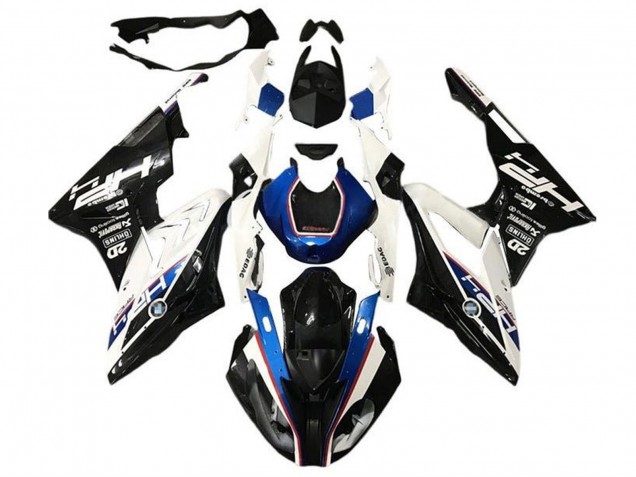 Carenados Moto BMW S1000RR 2017-2018 - Blanco Azul Negro Brillante HP