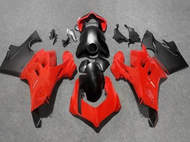 Carenados Moto Ducati Panigale V4 V4S 2020-2021 - Rojo Negro Mate