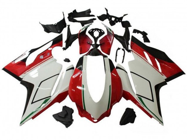 Carenados Moto Ducati 959/1299 2015-2020 - Blanco Rojo Verde Negro Brillante