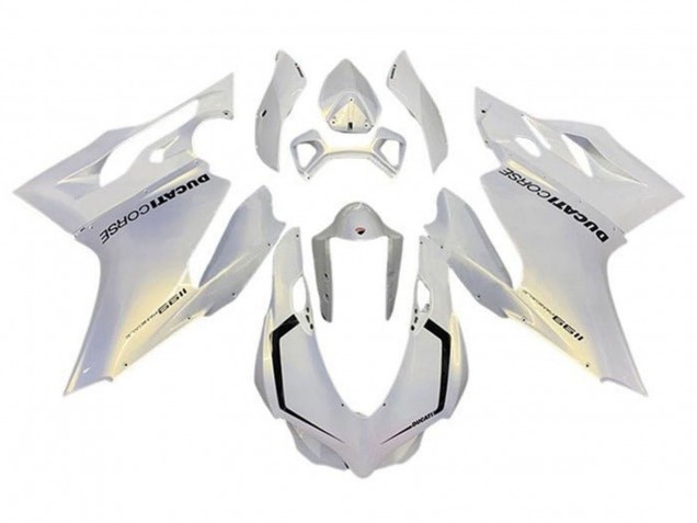 Carenados Moto Ducati Panigale 1199 2011-2014 - Blanco Perla Corse