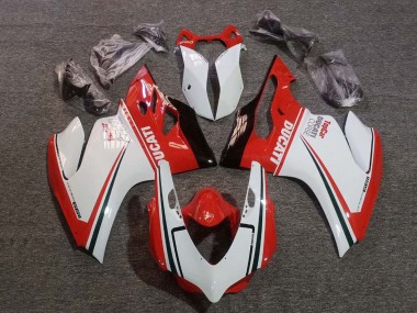 Carenados Moto Ducati Panigale 1199 2011-2014 - Blanco Rojo Verde Negro Brillante Corse