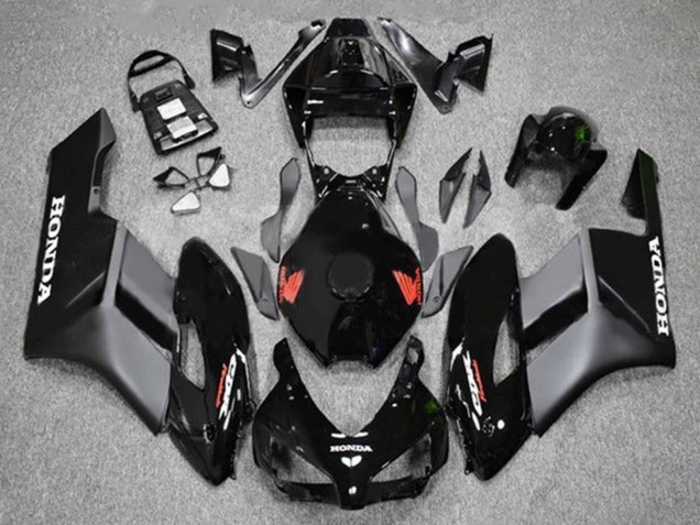 Carenados Moto Honda CBR1000RR 2004-2005 - Negro Brillante Negro Mate Rojo