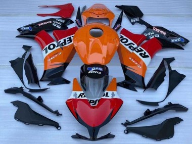 Carenado Moto Honda CBR1000RR 2012-2016 - Naranja Blanco Rojo Negro Brillante Repsol