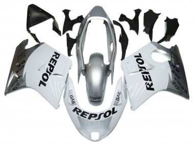 Carenados Moto Honda CBR1100XX Blackbird 1996-2007 - Plata Blanco Gris Negro Repsol