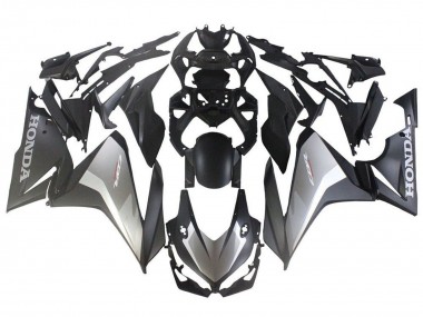 Carenados Moto Honda CBR500R 2019-2021 - Plata Negro Mate