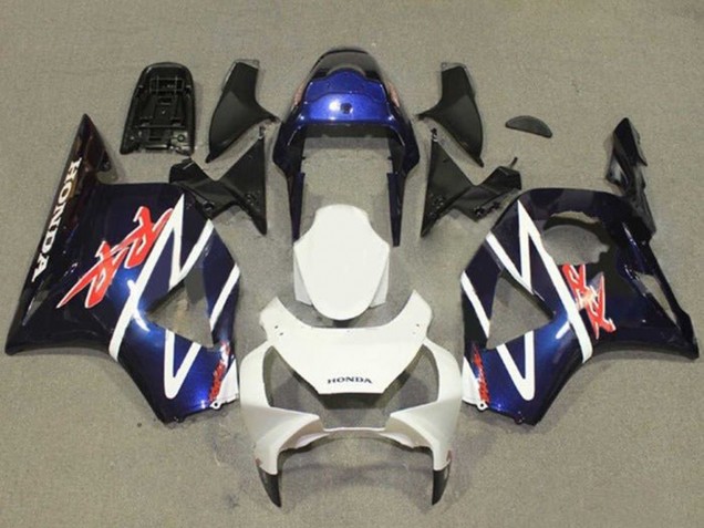 Carenados Moto Honda CBR900RR 954 2002-2003 - Azul Blanco Negro Brillante