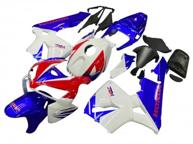 Carenados Moto Honda CBR600RR 2005-2006 - Blanco Rojo Azul HRC