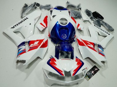 Carenados Moto Honda CBR600RR 2013-2023 - Blanco Rojo Azul Fireblade