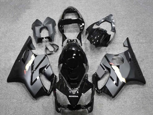 Carenados Moto Honda CBR600 F4i 2001-2003 - Negro Brillante Negro Mate Gris
