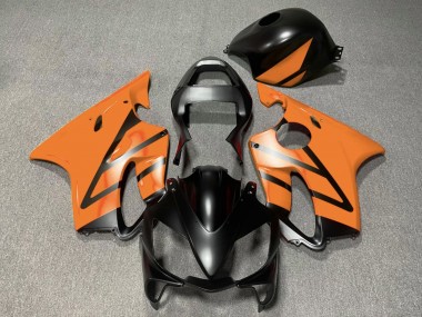 Carenados Moto Honda CBR600 F4i 2001-2003 - Naranja Negro Mate