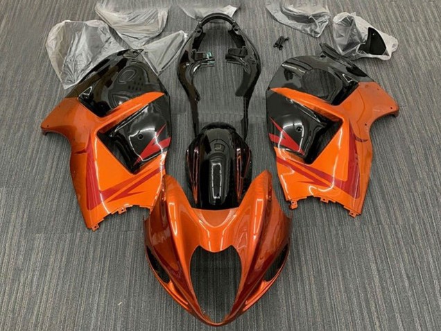 Carenados Moto Suzuki GSXR1000 1996-2007 - Naranja Negro Rojo