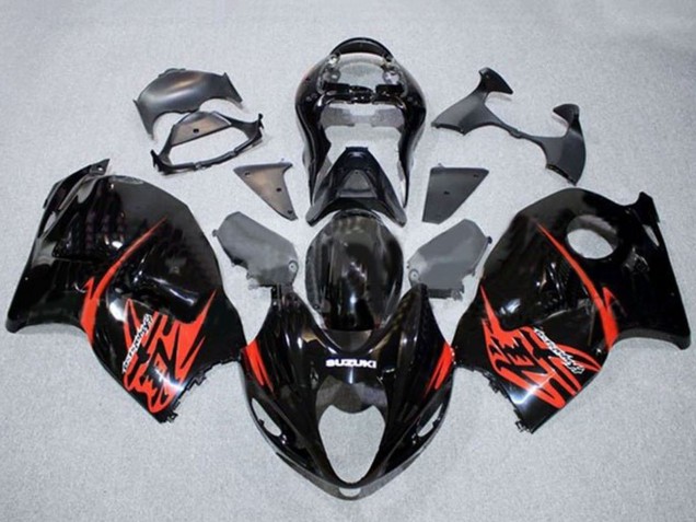 Carenados Moto Suzuki GSXR1000 1996-2007 - Negro Brillante Rojo