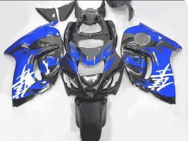 Carenados Moto Suzuki GSXR 1300&nbsp;Hayabusa 2008-2020 - Negro Azul Llama