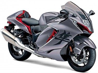 Carenados Moto Suzuki GSXR 1300&nbsp;Hayabusa 2021-2025 - Gris Mate Rojo Mate