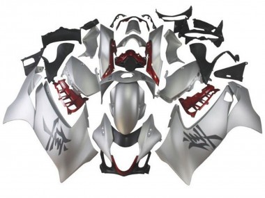 Carenados Moto Suzuki GSXR 1300&nbsp;Hayabusa 2021-2025 - Plata Rojo Oscuro
