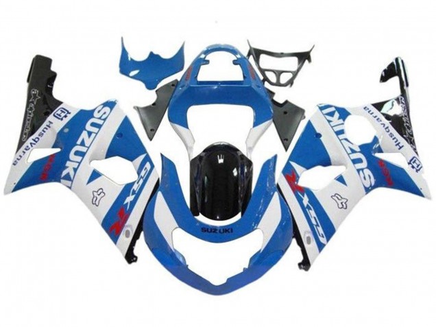 Carenados Moto Suzuki GSXR1000 2000-2002 - Blanco Azul Claro Negro Brillante Rojo