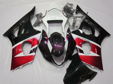 Carenados Moto Suzuki GSXR 1000 2003-2004 - Blanco Rojo Púrpura Negro