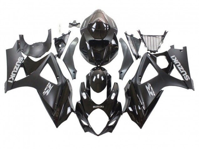Kits Carenado Moto Suzuki GSXR 1000 2005-2006 - Negro Brillante Negro Mate
