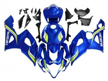 Carenados Moto Suzuki GSXR 1000 2005-2006 - Azul Amarillo Blanco