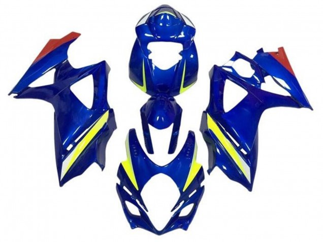 Carenados Moto Suzuki GSXR 1000 2005-2006 - Azul Amarillo Rojo