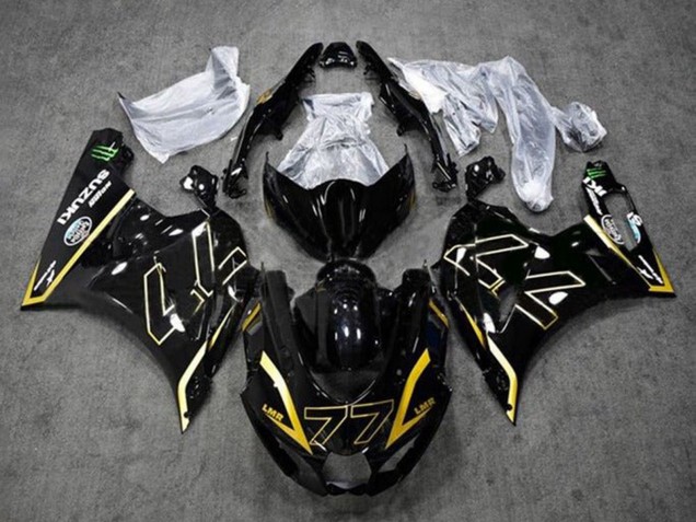 Carenados Moto Suzuki GSXR1000 2017-2024 - Negro Oro 77