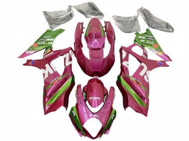 Carenados Moto Suzuki GSXR 1000 2007-2008 - Rosa Verde Blanco