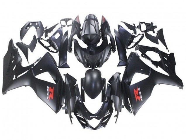 Carenados Moto Suzuki GSXR 1000 2009-2016 - Negro Mate Rojo Blanco