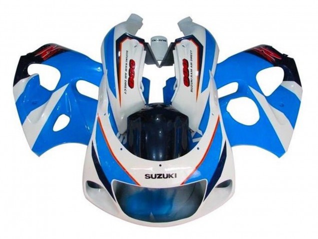 Carenados Moto Suzuki GSXR 600 / GSXR 750 1996-2000 - Azul Blanco Rojo
