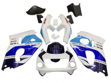 Carenados Moto Suzuki GSXR 600 / GSXR 750 1996-2000 - Blanco Triple Azul